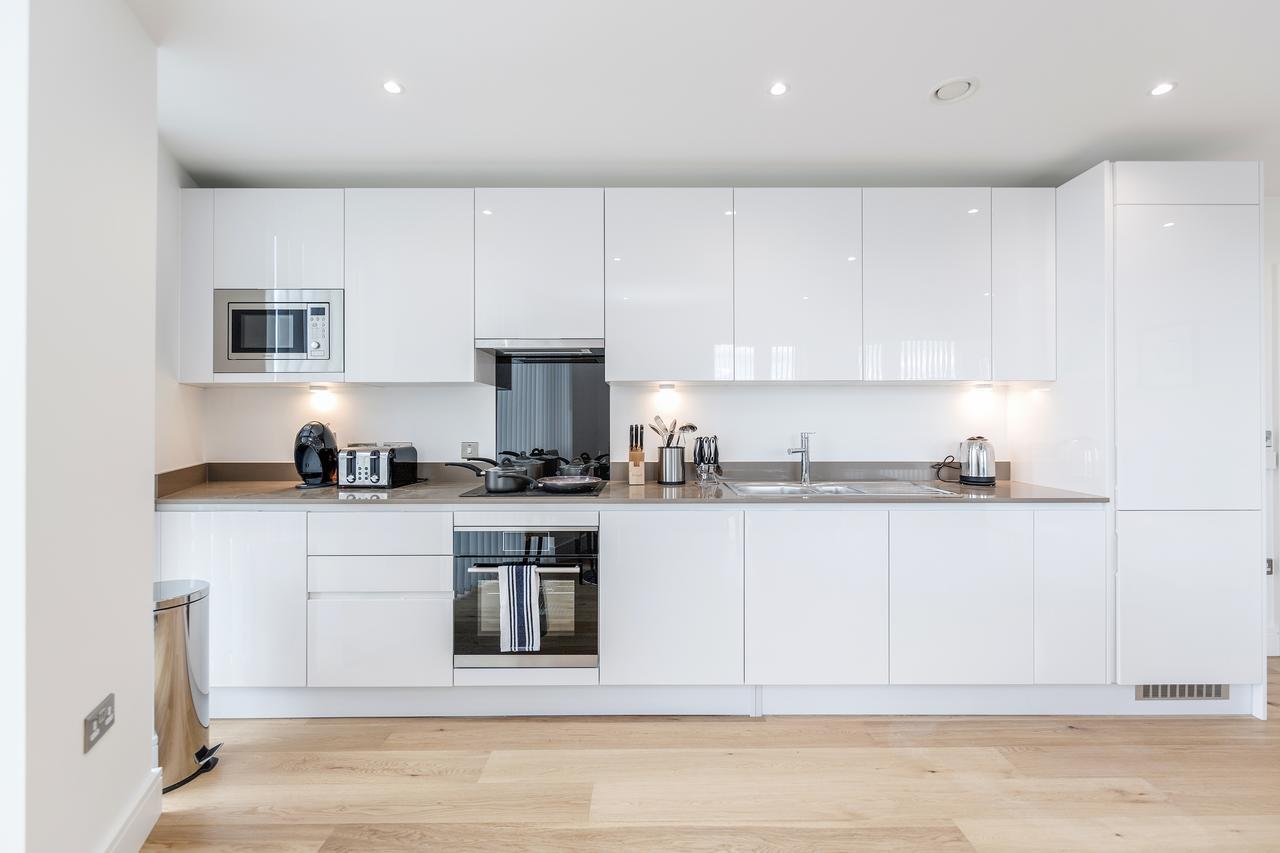 Luxury Stratford Apartment Londen Buitenkant foto