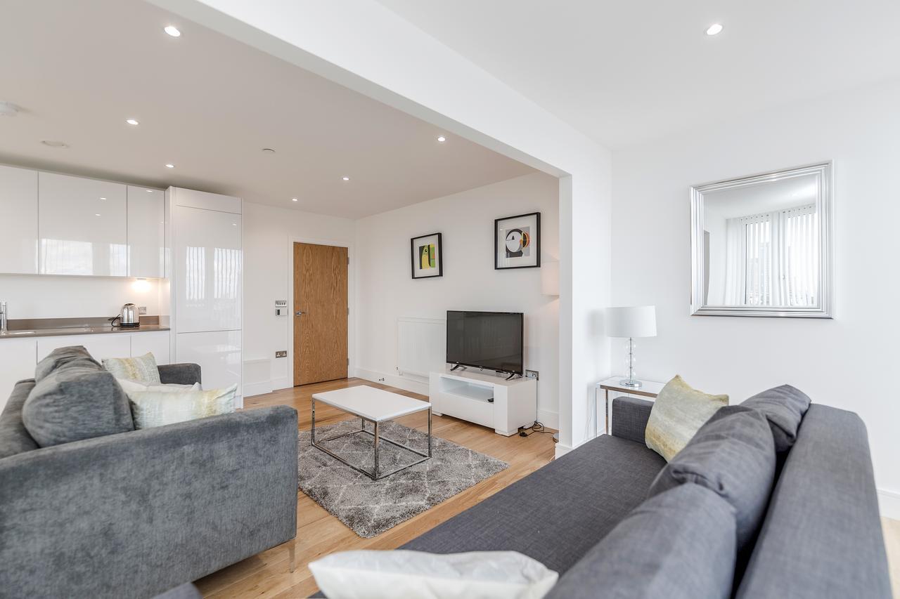 Luxury Stratford Apartment Londen Buitenkant foto