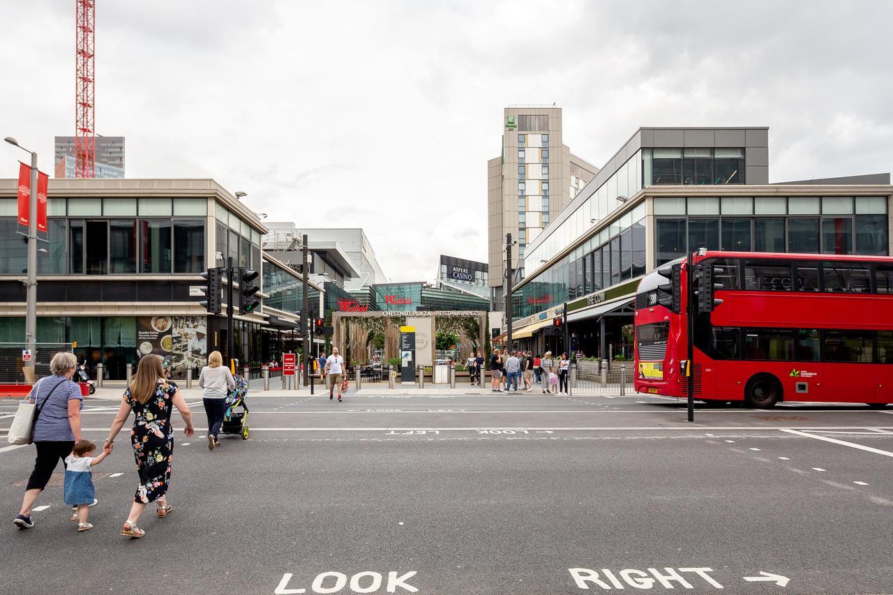 Luxury Stratford Apartment Londen Buitenkant foto